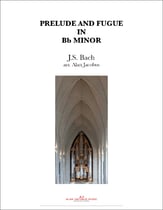 Prelude and Fugue in Bb minor Concert Band sheet music cover